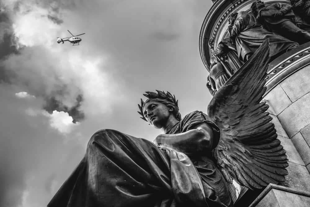 Statue and Helicopter - Tommie Kelly