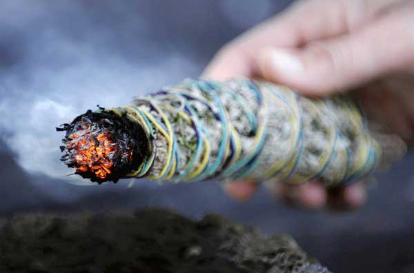 sage Smudging - banishing